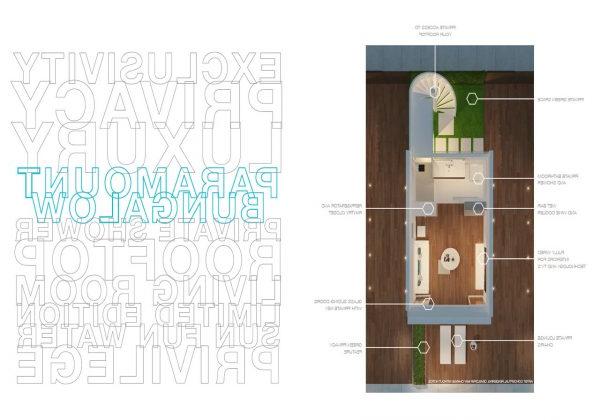 Paramount Miami's Private Bungalow Layout