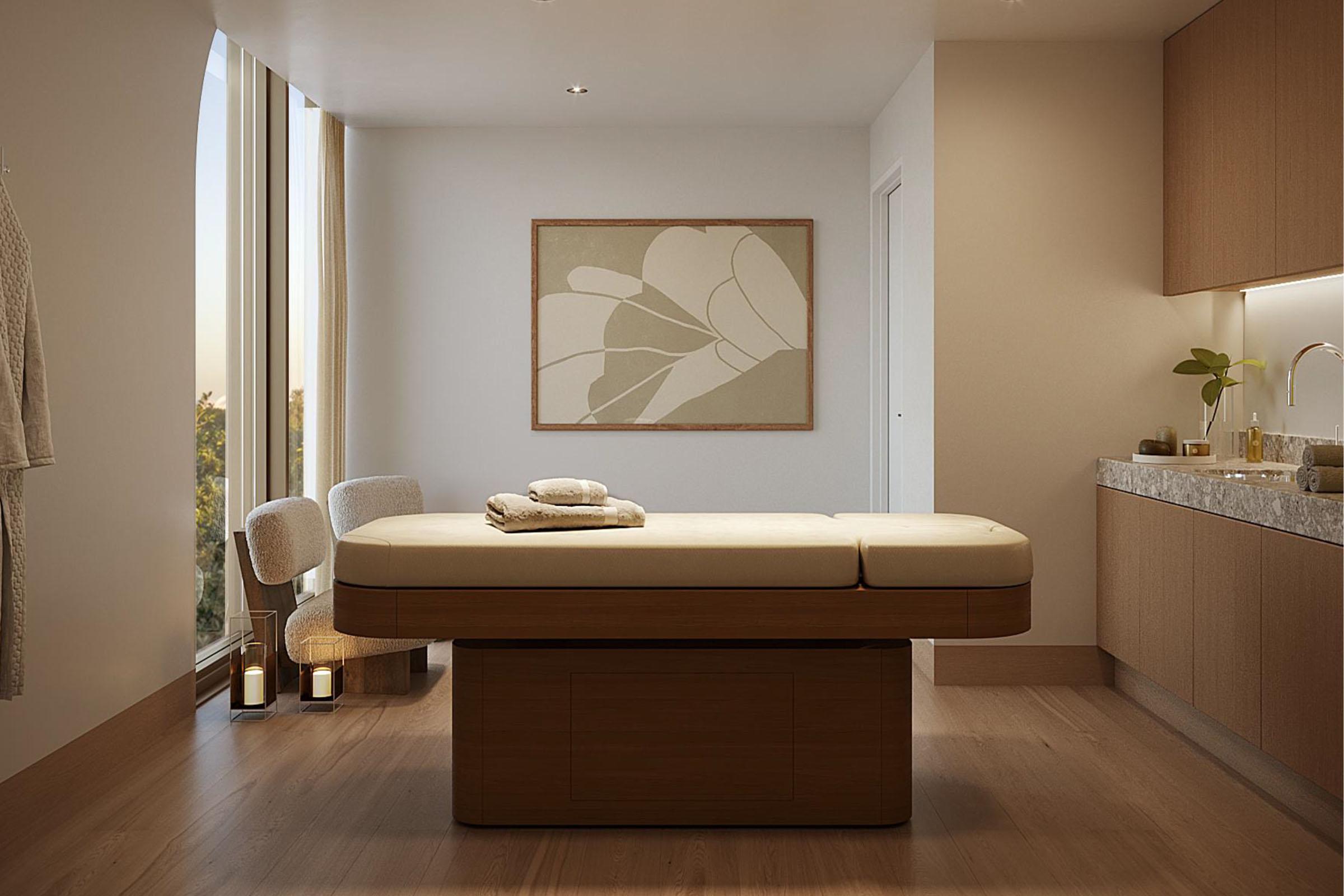 Rendering of Mr. C Tigertail Residences Spa Treatment Room