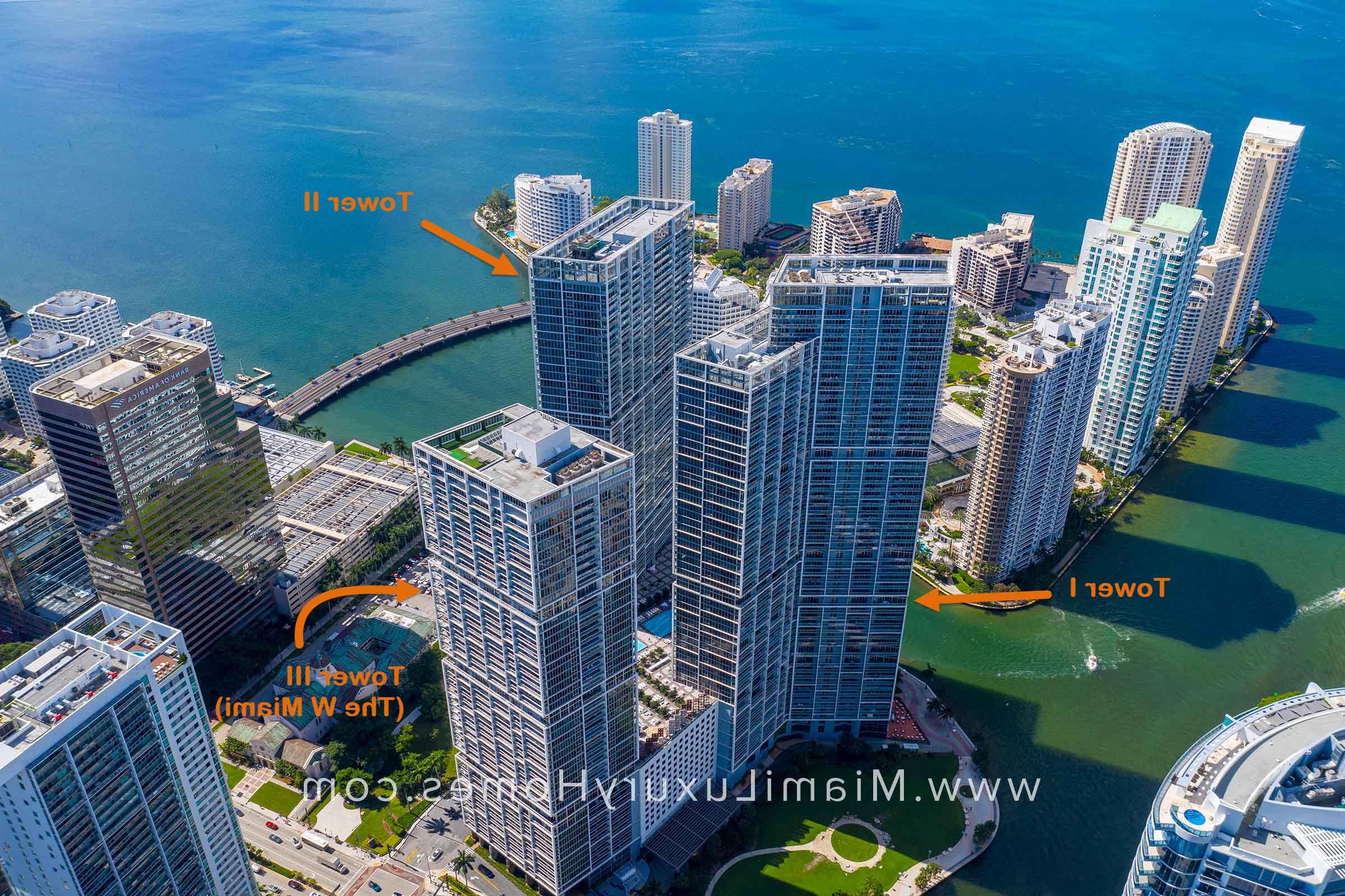 Aerial View of Icon Brickell
