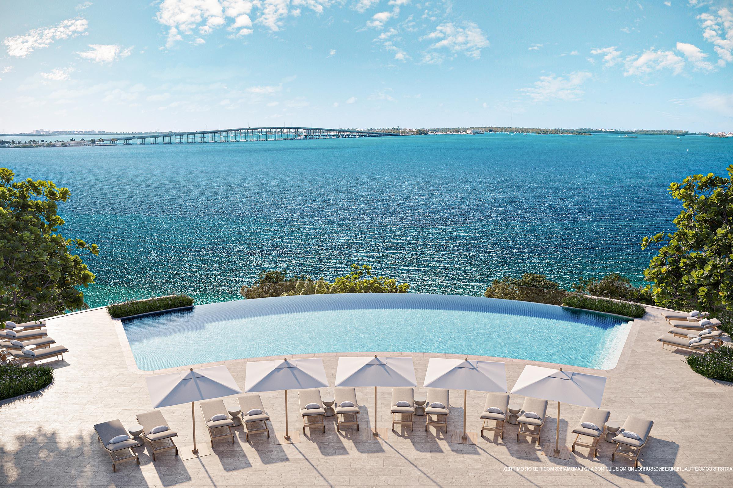 Rendering of St Regis Residences Miami Pool